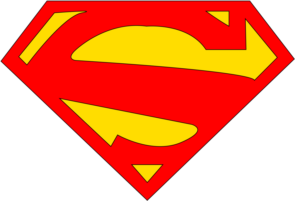 Superman Blank Symbol - Superman Symbol New 52 (1024x702)