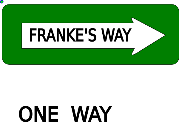 One Way Sign Clip Art - 17 Days To Go For Birthday (600x411)