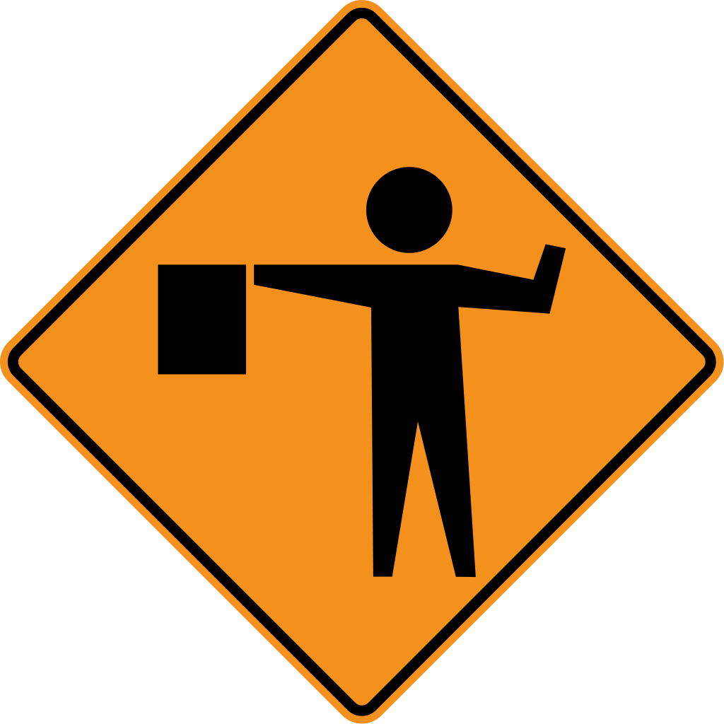 File - Mutcd Cw20-7 - Svg - Road Construction Signs Clip Art (1024x1024)