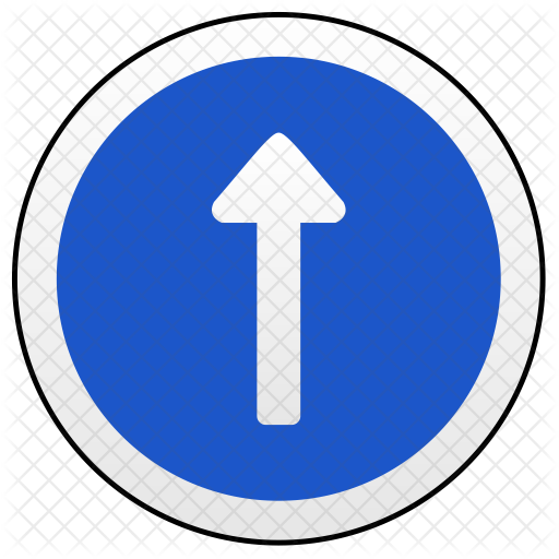 One Way Icon - Portrait Of A Man (512x512)