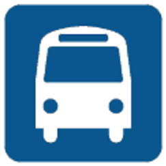 Bus Stop 1 Image - Bus Stop Symbol Vector (600x600)
