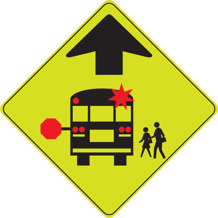 Medium Image - Stop For School Bus Sign (726x726)