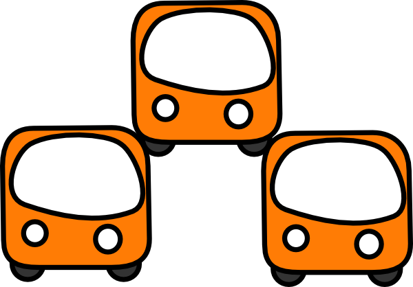 Nearby Buses Clip Art - Bus Clip Art (600x418)