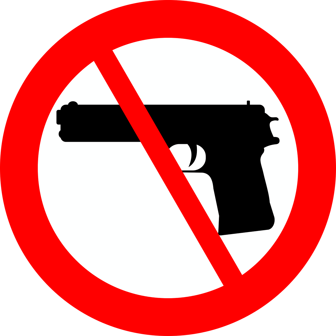 The Suspension Of All Permits To Carry Firearms Outside - Dilarang Membawa Senjata Api (1280x1280)