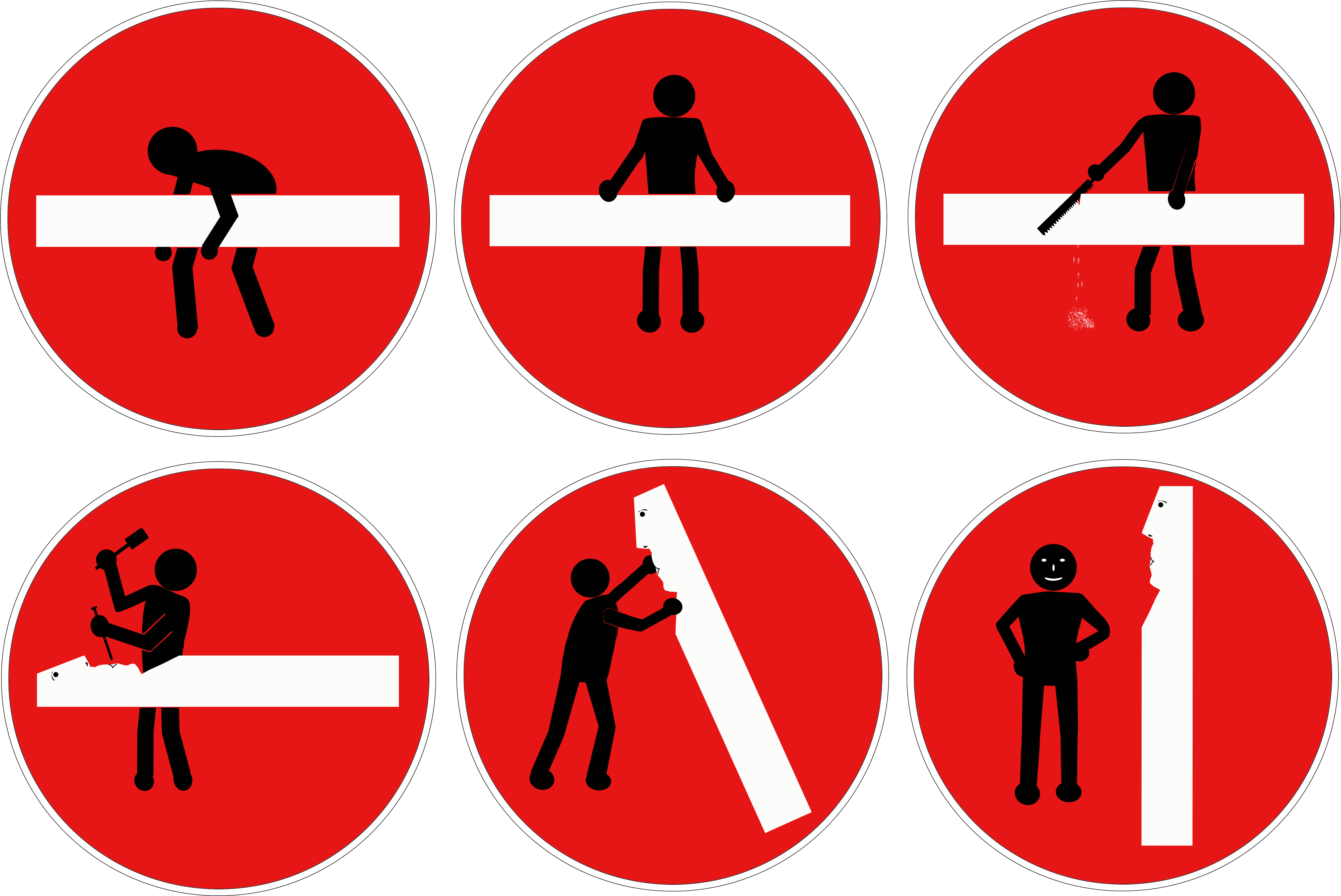 Stick Figure, Road Sign, Traffic Sign - Stock.xchng (5906x4008)