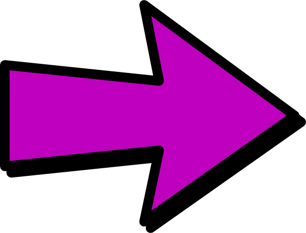 Free Right Arrow Clipart Image - Purple Arrow (640x480)
