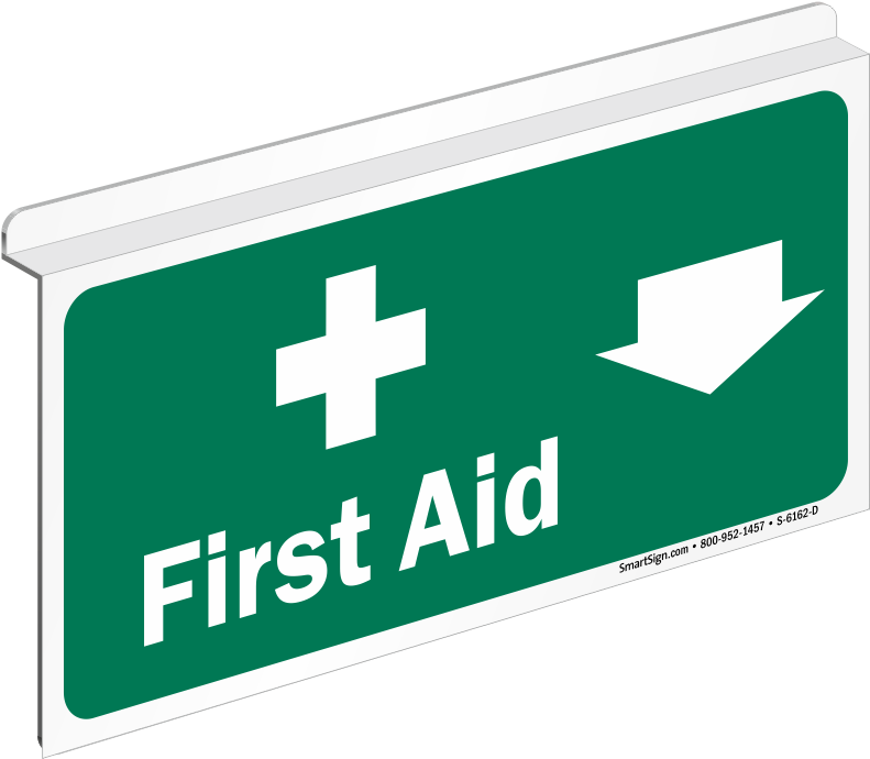Zoom, Price, Buy - First Aid Box Projection Sign (800x699)