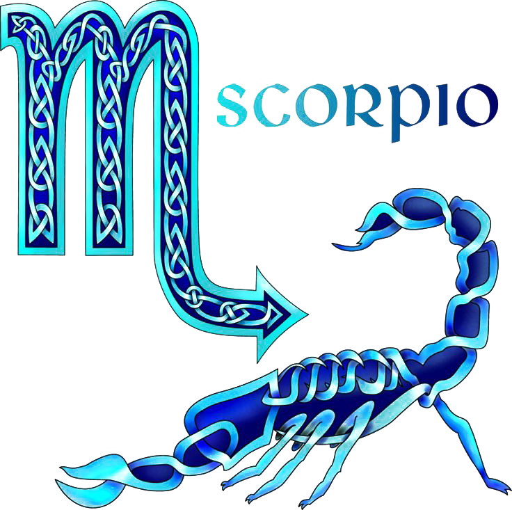 Scorpio Zodiac Symbol Png Clipart - Scorpio Pillow Case (736x733)