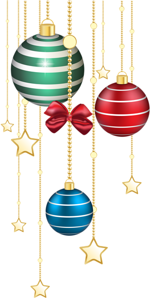 Christmas Balls Decor Transparent Png Image - Christmas Scarf Png Transparent Background (311x600)