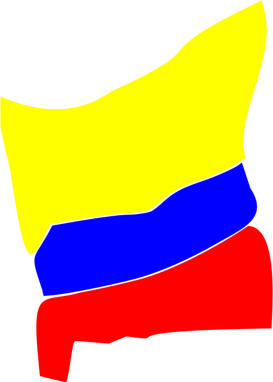 Bandera Png Images 424 X - Colombia (566x800)