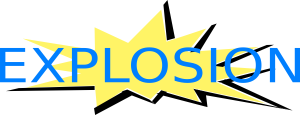 Explosion Symbol Clip Art - Clip Art (600x230)
