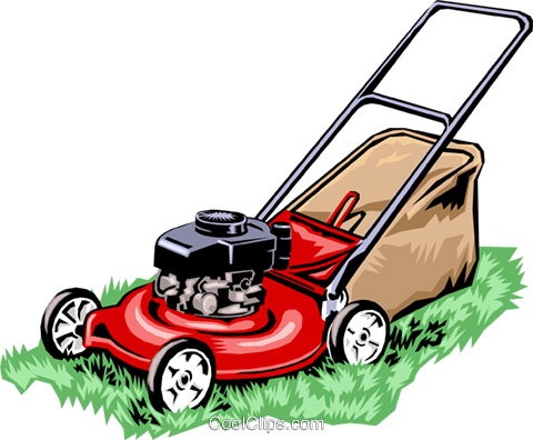 Picture - Lawn Mower Clip Art (480x396)