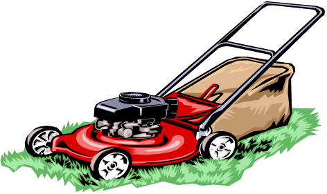 Give Us A Call If You Have Questions About Our Services - Lawn Mower Clip Art (472x281)