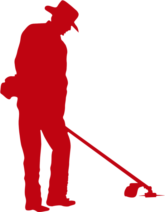Brushcutter String Trimmer Clip Art - Brush Cutter Vector (900x678)