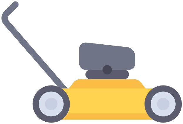 Lawn Mowing - Lawn Mower Vector Png (656x585)