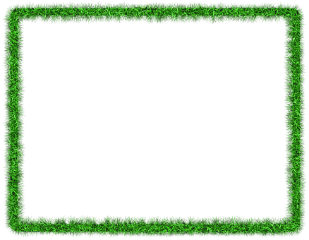 Photo Frame Green Herbal Green Grass Lawn - Green (438x340)