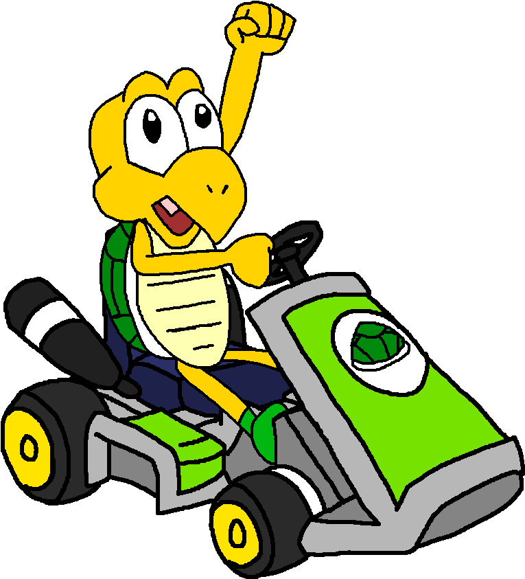 Mario Kart Art Day - Koopa Troopa (848x873)