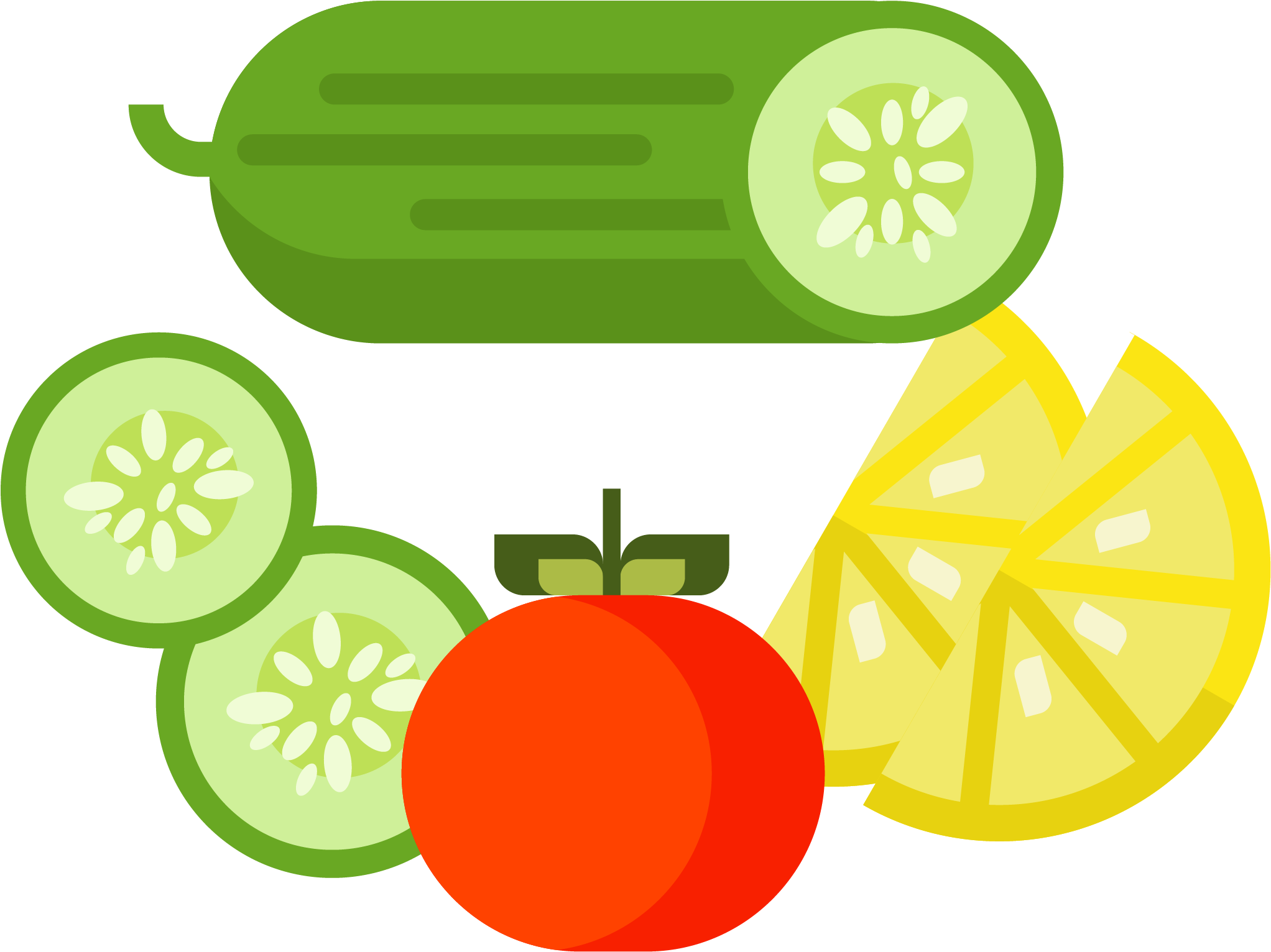 Fried Rice Lemon Vegetable Clip Art - Vector Graphics (2241x1712)