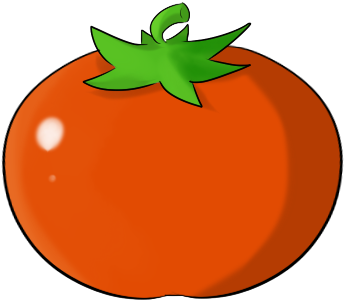 Free To Use & Public Domain Vegetables Clip Art - Orange Tomato Clipart (384x327)