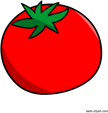 Bifg Red Tomato, Free Clip Art - Clip Art (450x450)