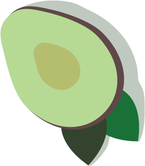 Avocado - Illustration (1000x999)