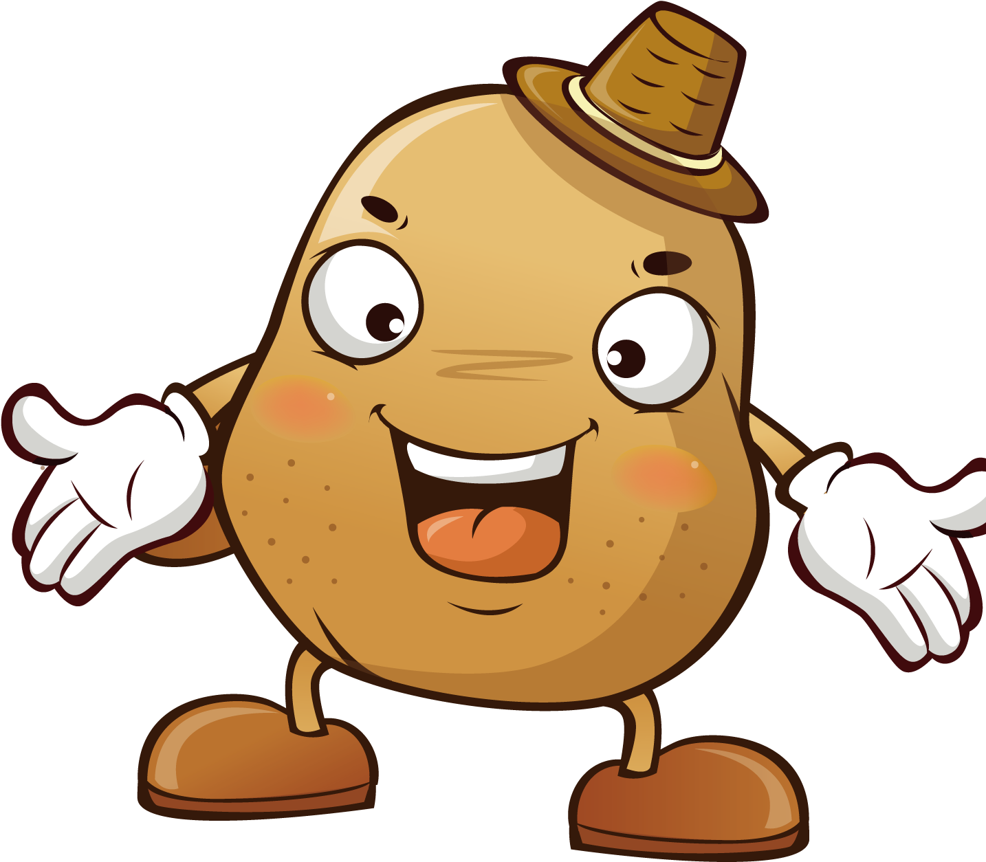 Baked Potato Sweet Potato Vegetable Clip Art - Potato Clipart (1500x1501)