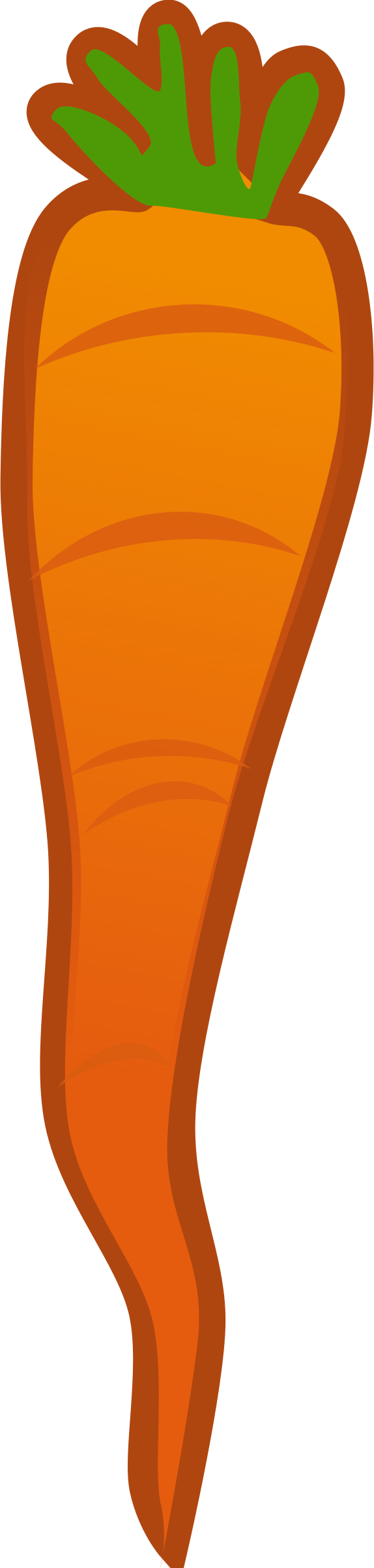 Big Image - Carrot Clip Art No Background (574x2400)