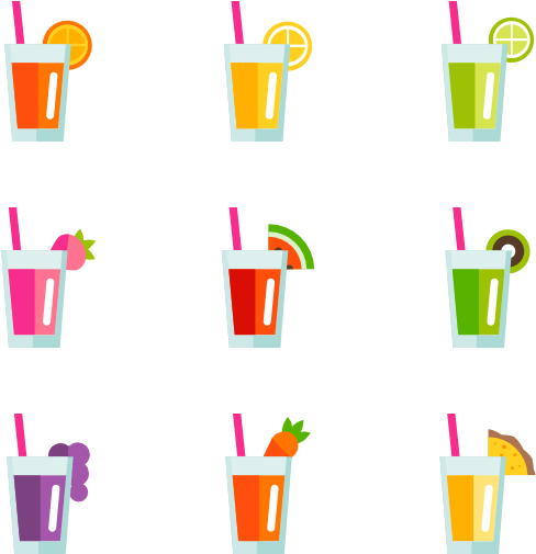 Fruit And Vegetable Juice - Juice Icon Vector (600x564)