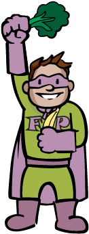 Food Power Fruits & Veggies - Superhero Writing Activities Eyfs (360x361)