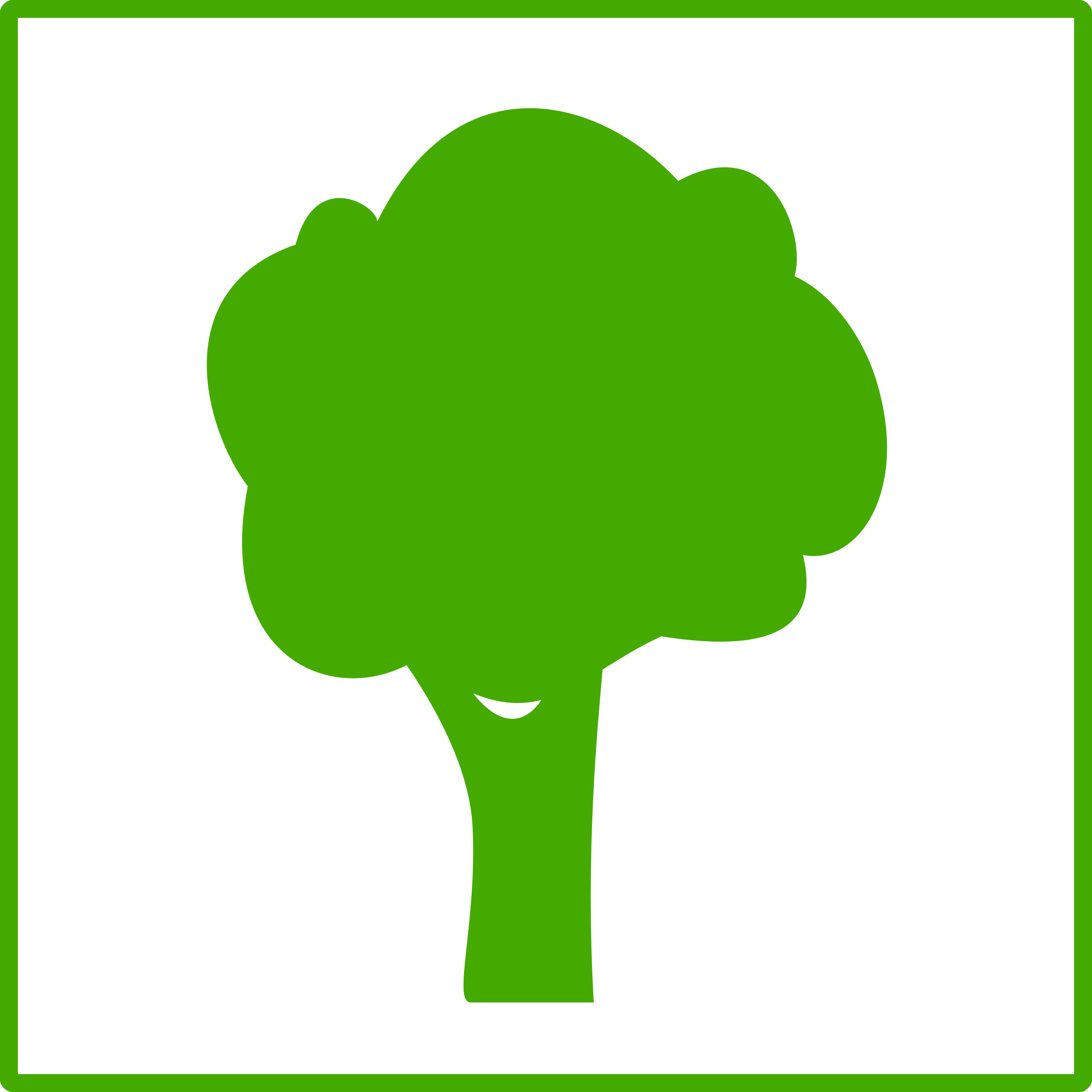 Big Image - Green Tree Icon (2400x2400)