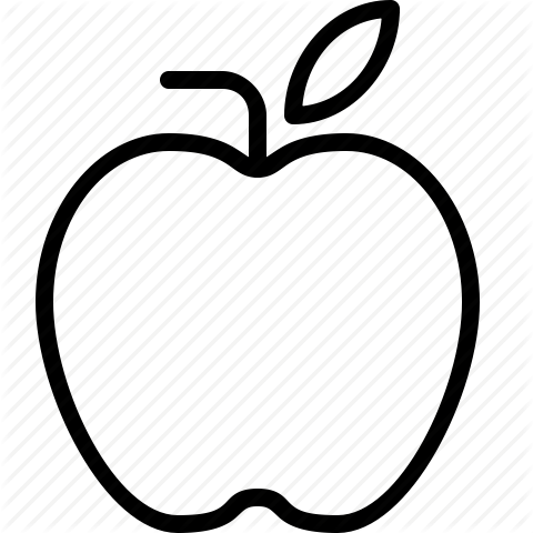 Apple, Fruit, Line Icon Icon Search Engine - Apple, Fruit, Line Icon Icon Search Engine (480x480)