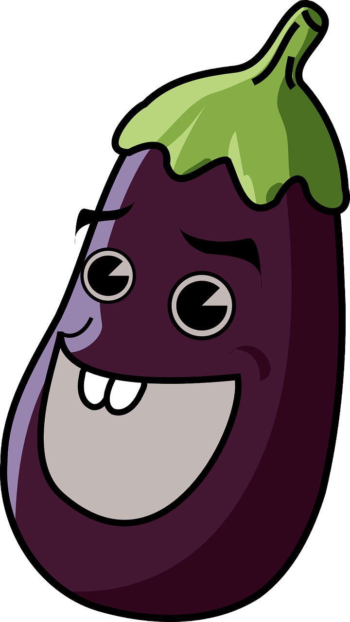 Berenjena Free Vector - Egg Plant Clip Art (720x1280)