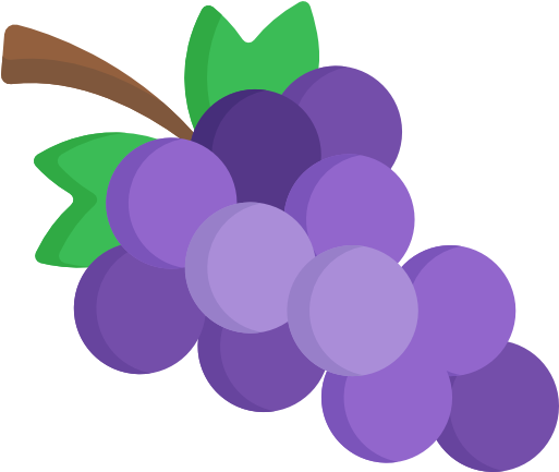 Fruits Vegetables 6 By Freepik - Grape (512x512)