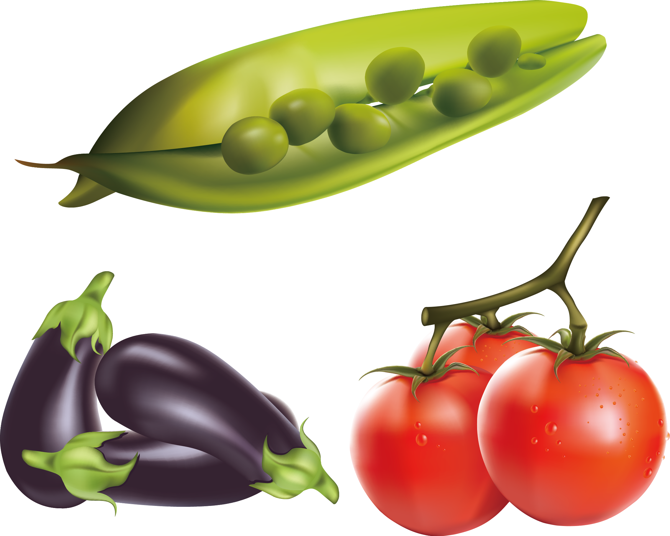 Eggplant Tomato Clip Art - Eggplant Tomato Clip Art (2272x1818)