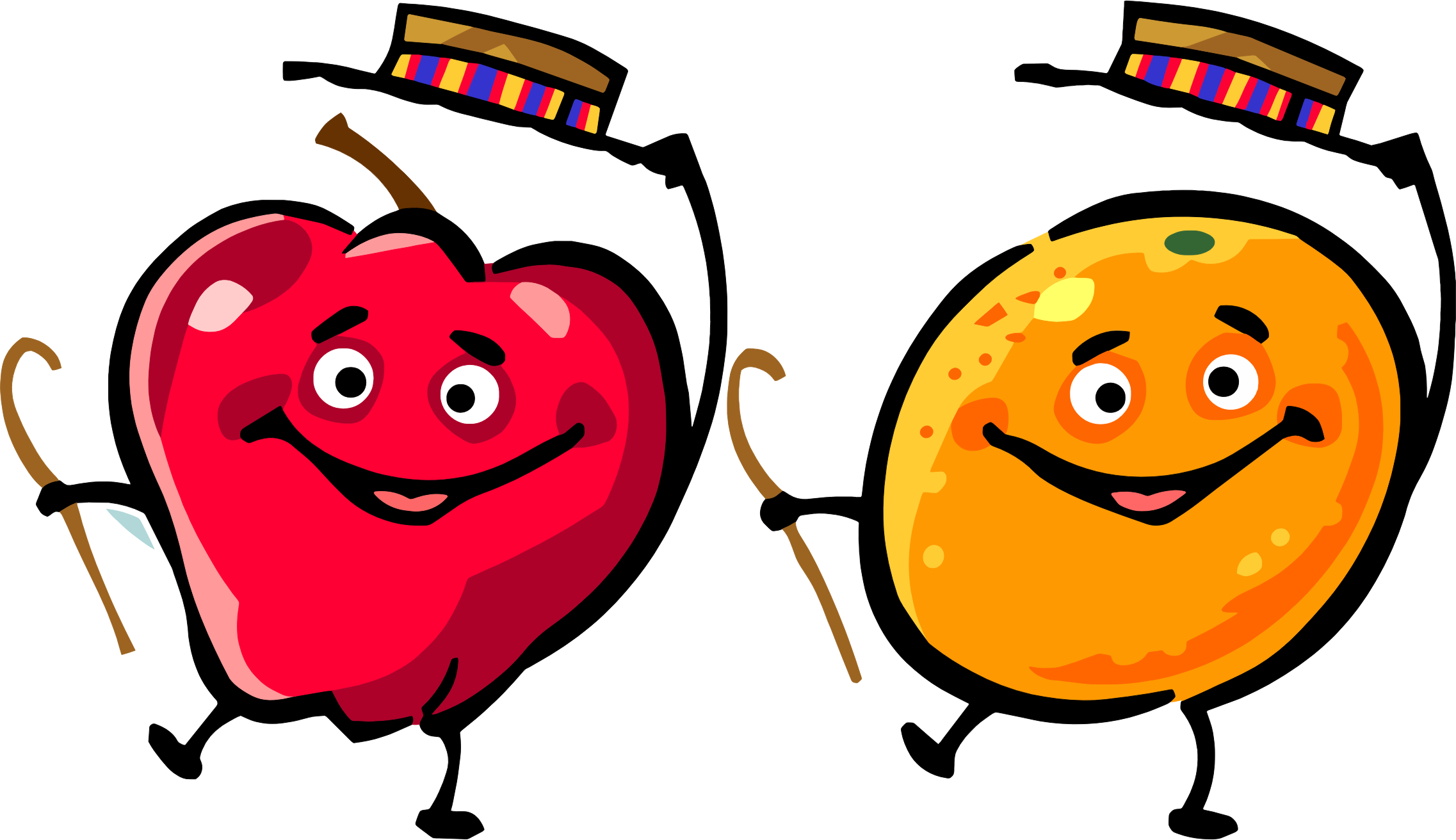 This Free Icons Png Design Of Dancing Fruit - Fruit Dancing Png (2274x1312)