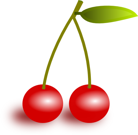 Cherry Clipart Fruit Clip Art Photo - Printable Cherries (477x469)