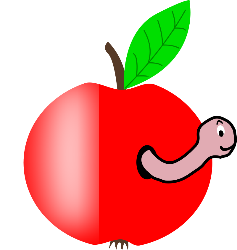 Smiling Apple Clipart, Vector Clip Art Online, Royalty - Apfel Clipart (825x900)