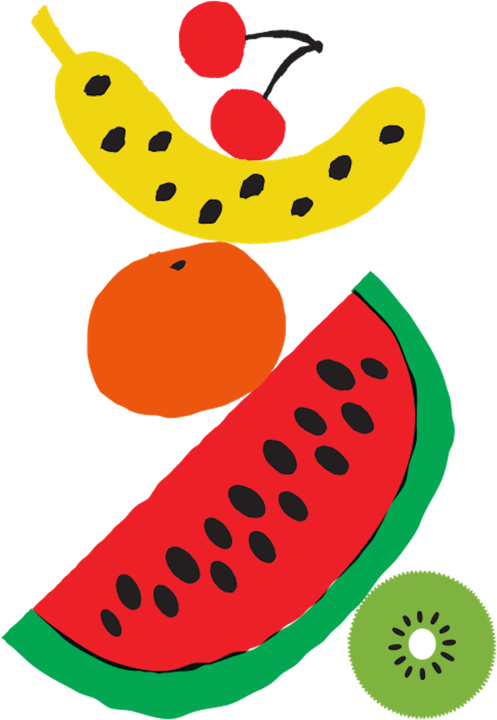 Vitsoe And The Gourmand Fruit Stand - Bon Appetit Magazine Illustration (1000x1448)
