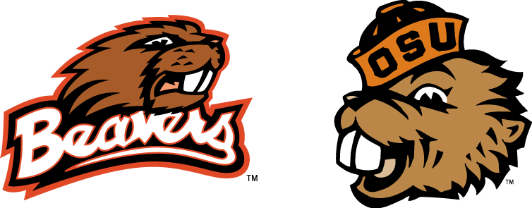 Oregon State University Beaver Logo Clipart - Stanford Vs Oregon State (754x295)