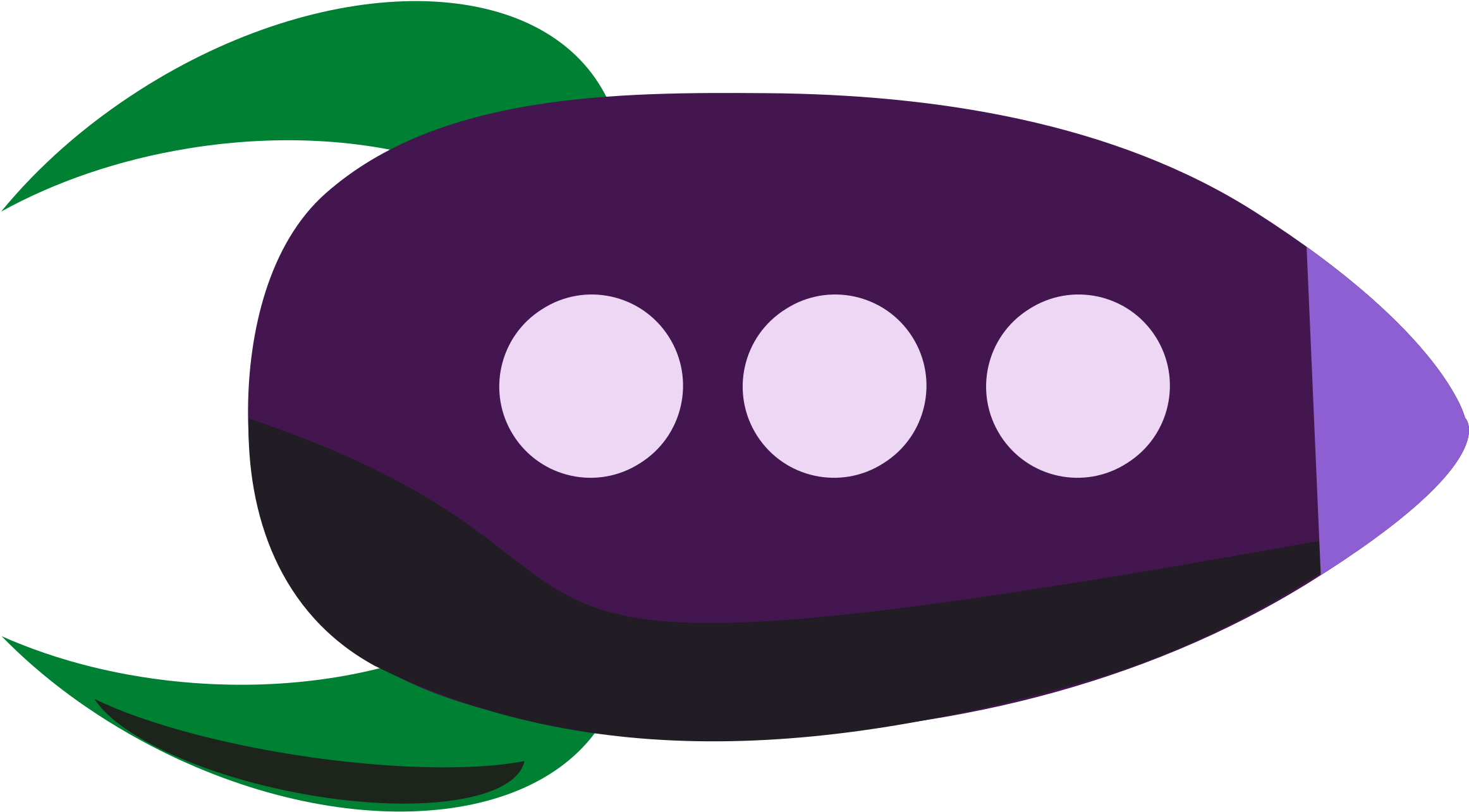Big Image - Green And Purple Rocket (2400x2400)