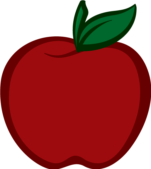 Apple Fruit Clipart Png Picture - Apple Png (515x576)