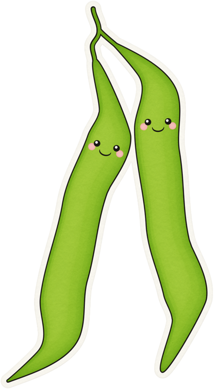Duplicate Kawaii Faces To Draw On Clipart Used For - Runner Beans Clipart (441x800)