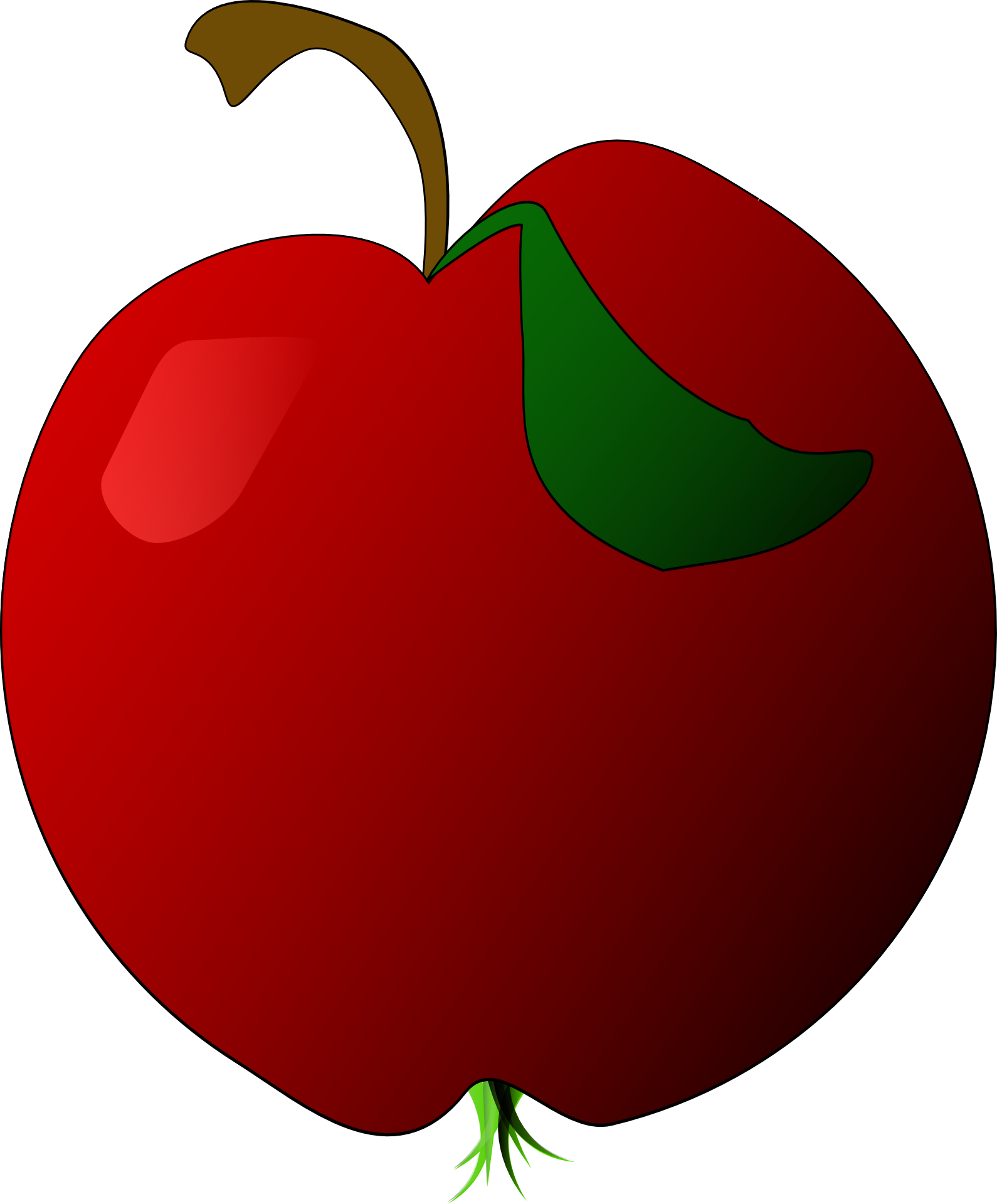 Red Apple, Fruit, Red - Apple Pie (958x1355)