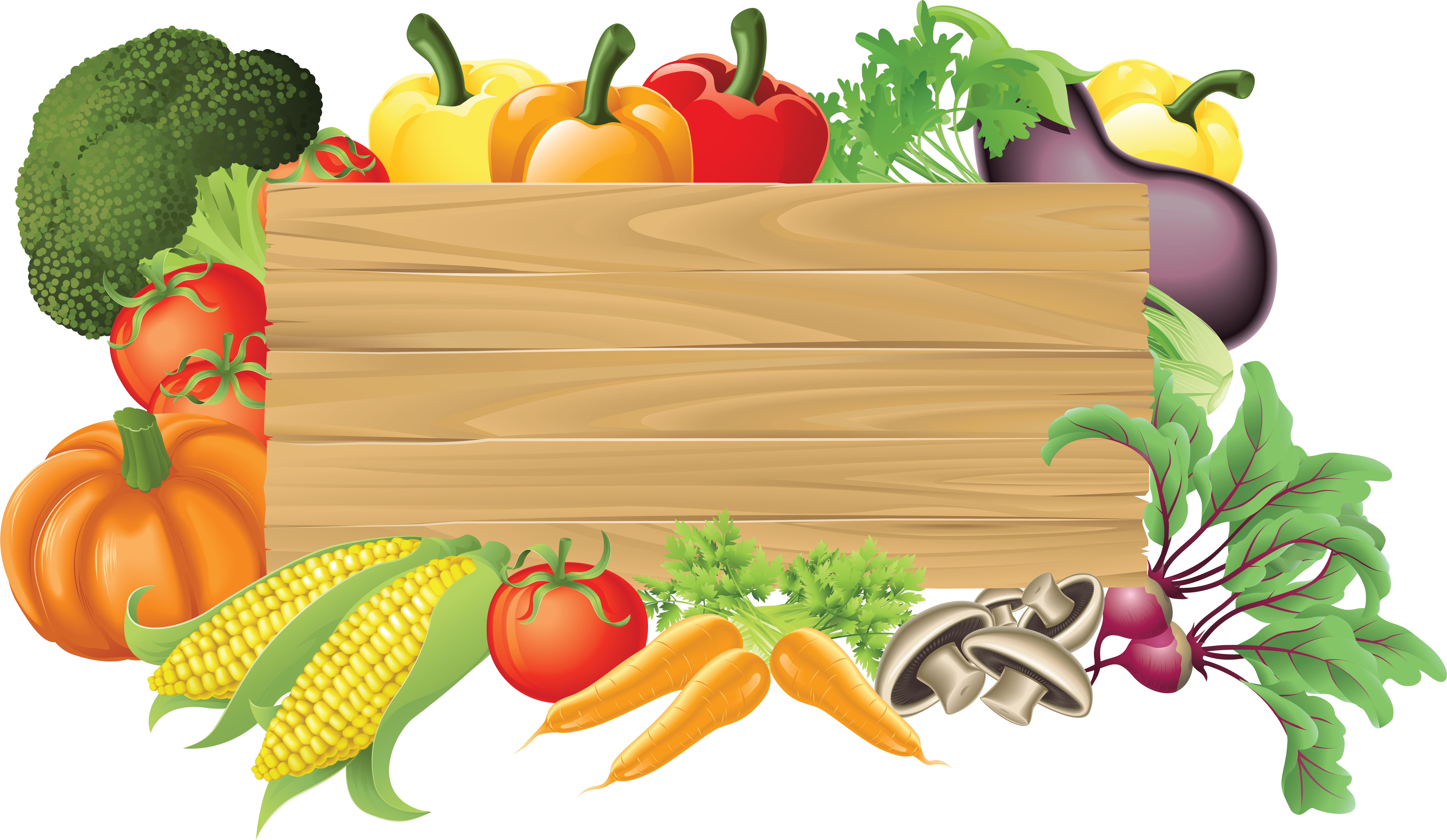 Vegetable Gardening Clipart Collection - Free Vegetable Garden Clipart (7385x4244)