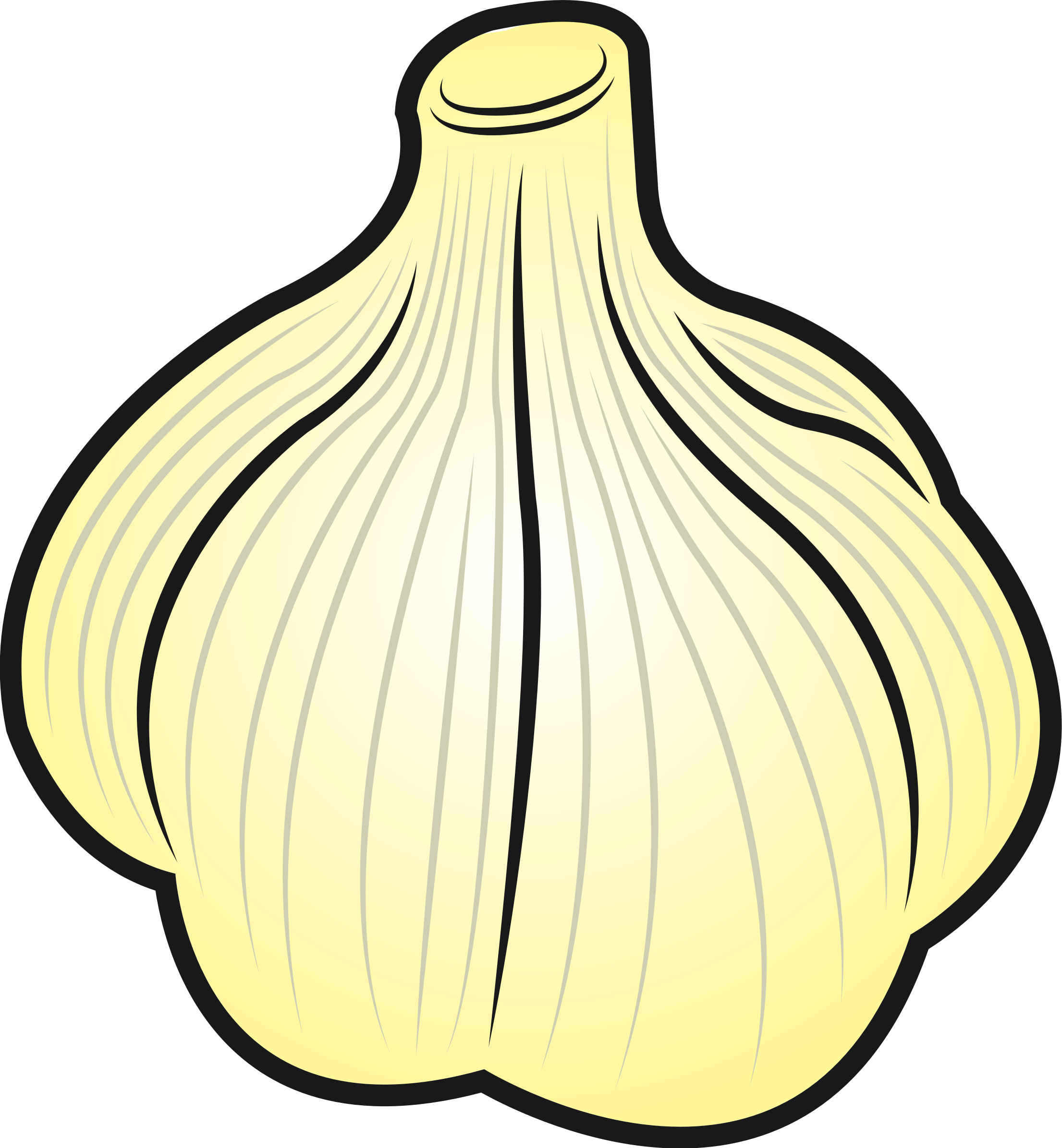 Clipart - Garlic Clipart (2211x2392)