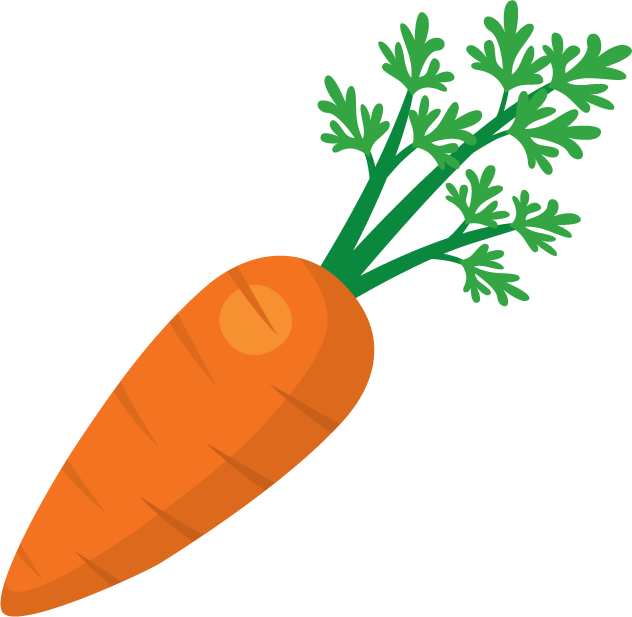 Carrot Clipart - Transparent Background Carrot Clipart (632x617)