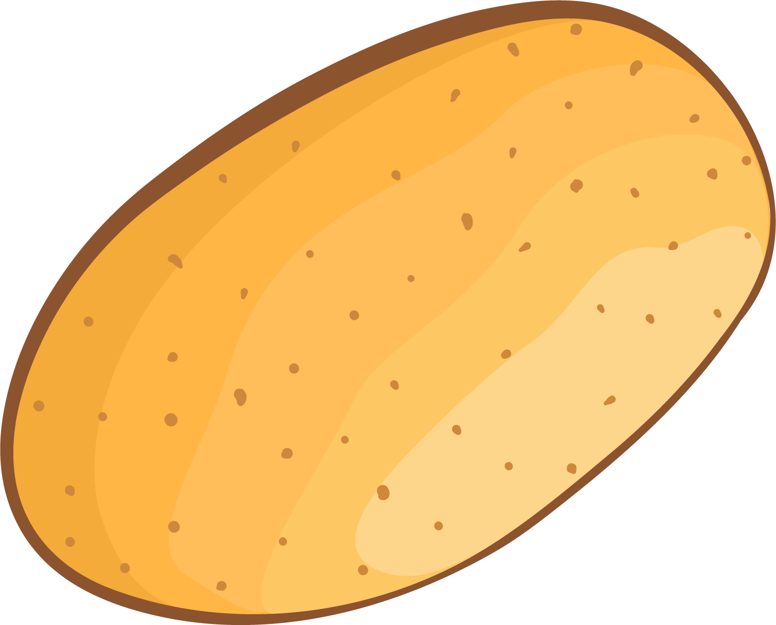 Potato Clipart Png Image 01 - Transparent Background Potato Clipart (1509x1215)