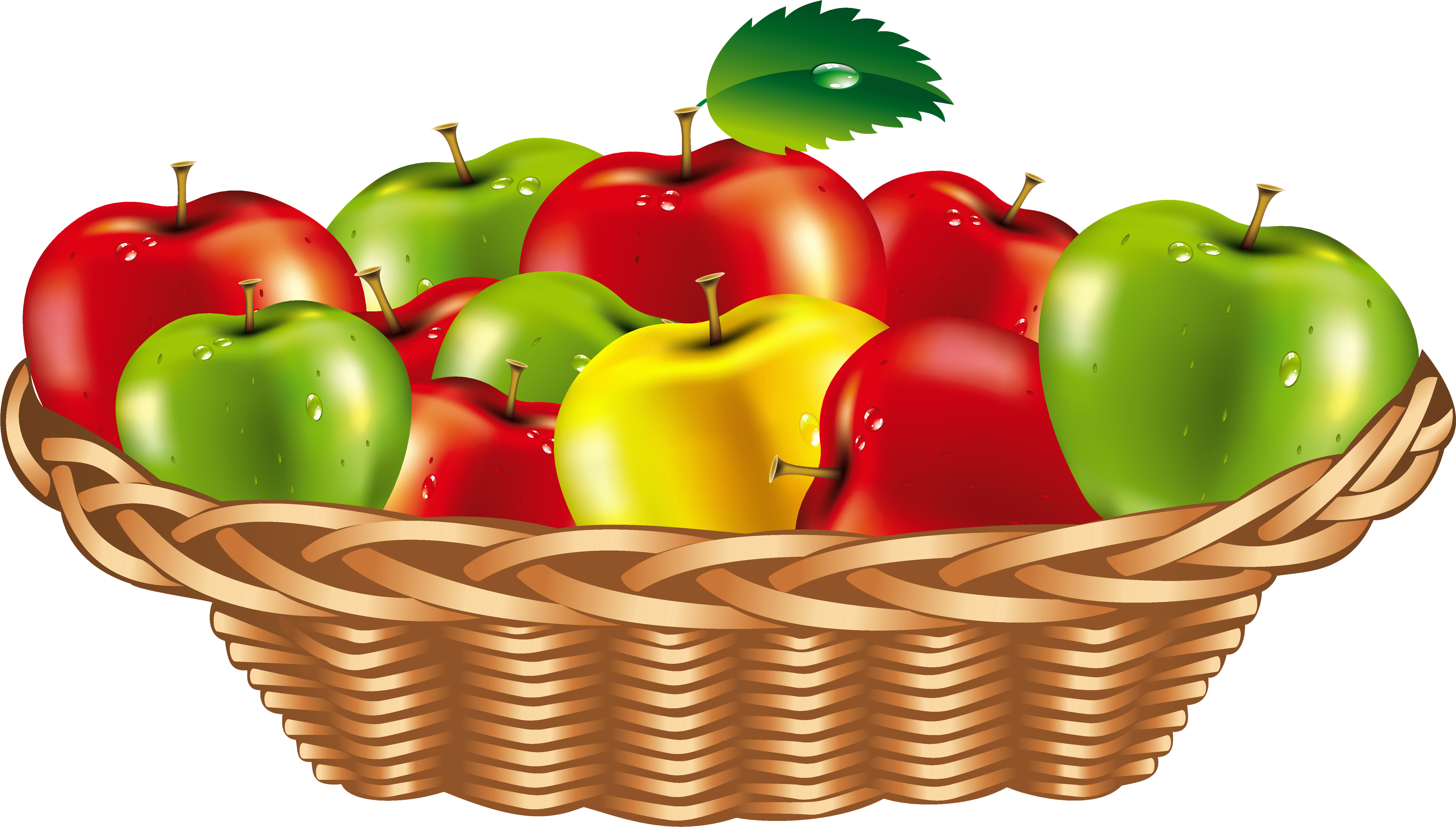 0, - Clip Art Basket Of Fruits.