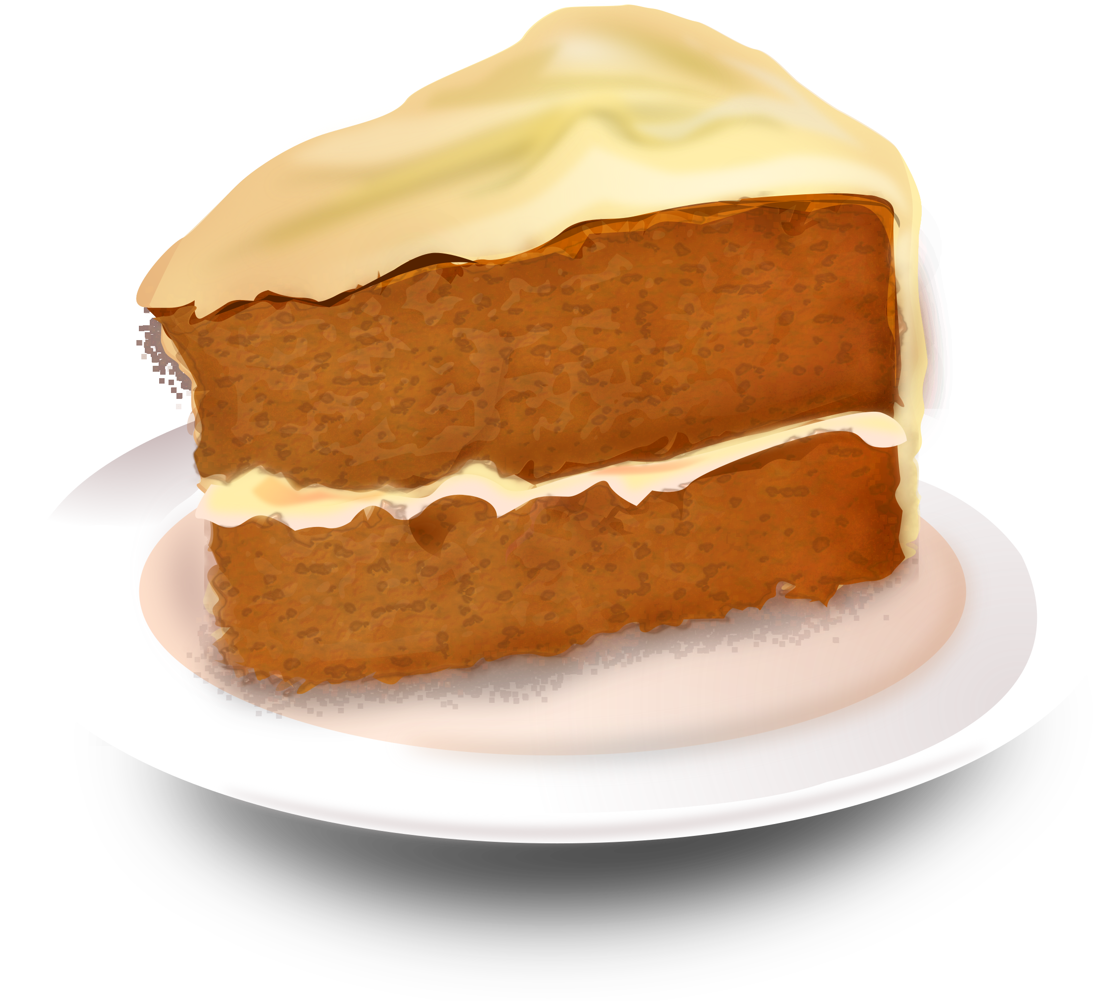 Carrot Cake - Personalisierte Scheibe Des Kuchens Keramik Ornament (2400x2027)