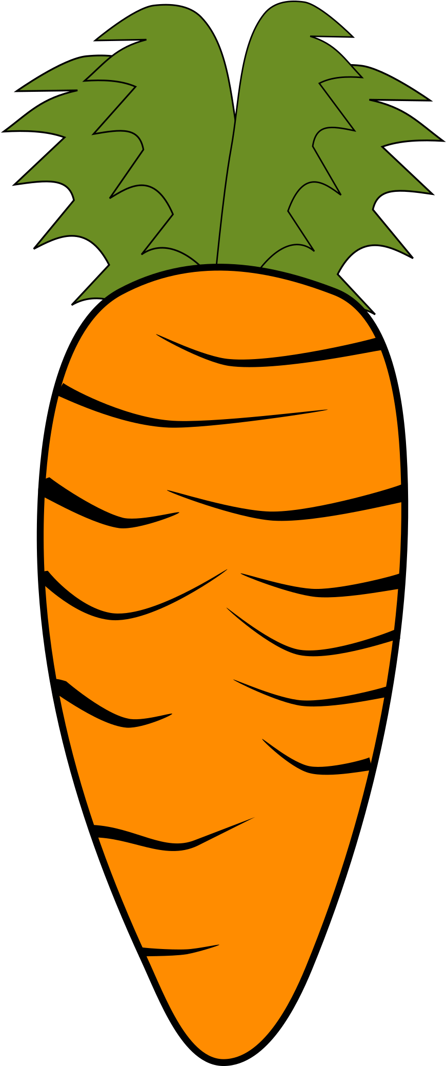Big Image - Clip Art Of Carrots (1029x2400)